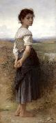 Adolphe William Bouguereau The Young Shepherdess (mk26) oil painting reproduction